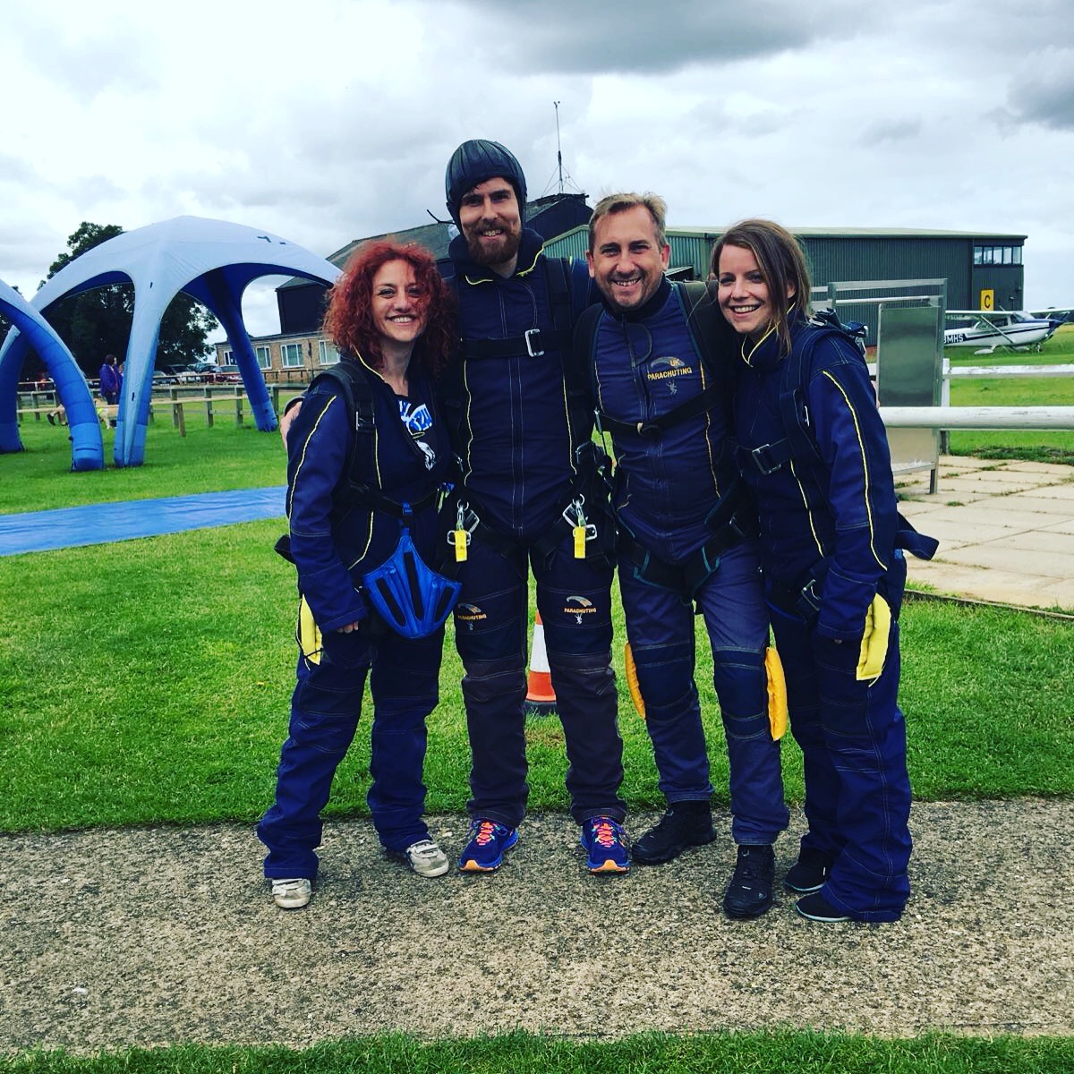 Fearless Skydivers about to go up!